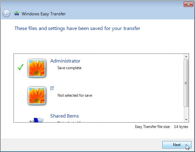5.1.4.4 Lab – Data Migration in Windows Answers 12