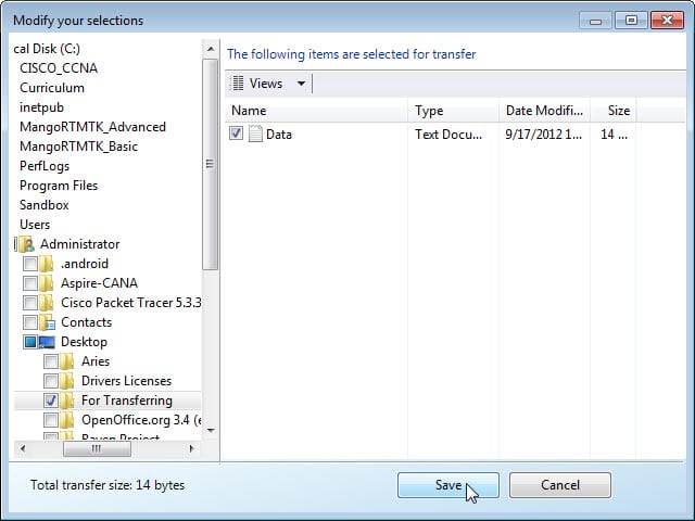 5.1.4.4 Lab – Data Migration in Windows Answers 08