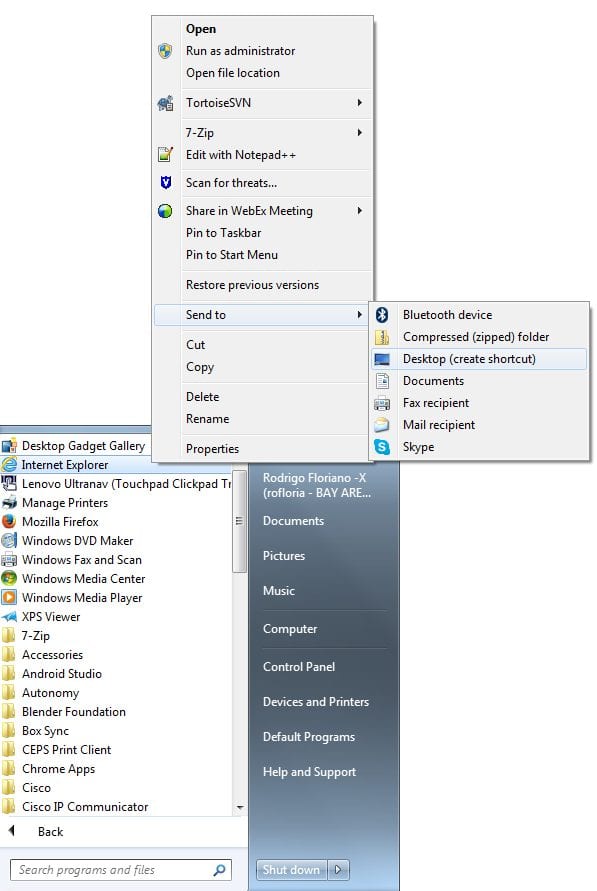 6.3.1.2 Lab – Managing the Startup Folder in Windows 7 and Vista Answers 01